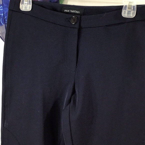 Pink Tartan black ankle zip pants 4 - Picture 10 of 15